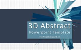 3D Abstract Powerpoint Template