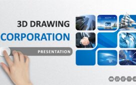 3D Corporation PPT Backgrounds 1
