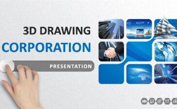 3D Corporation PPT Backgrounds 1