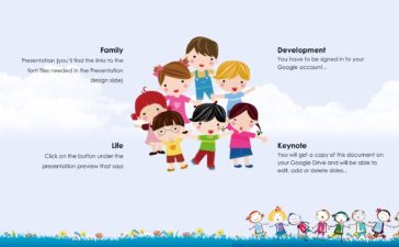 Childrens Day Slide Template