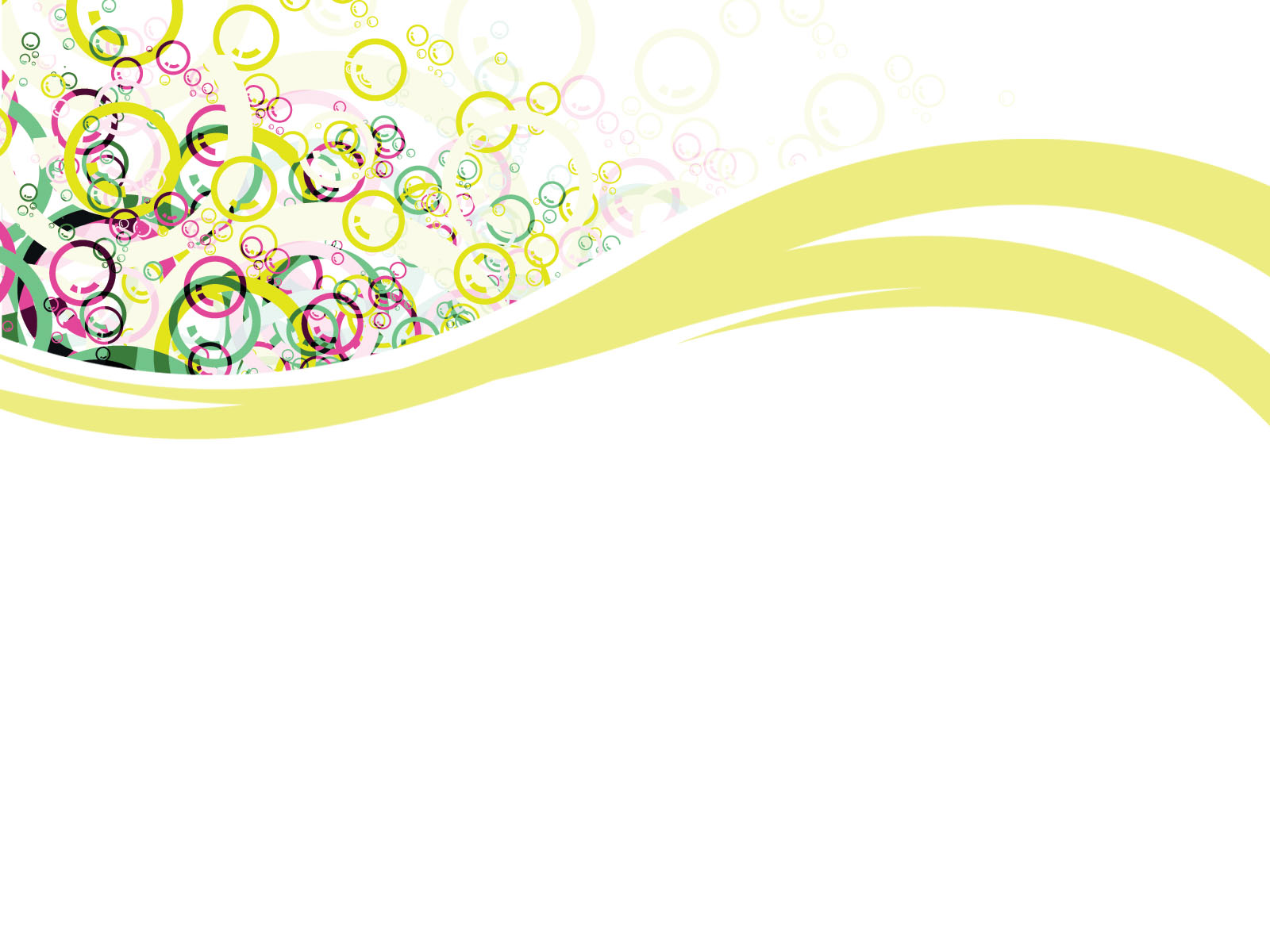 Colored Bubbles Powerpoint Templates