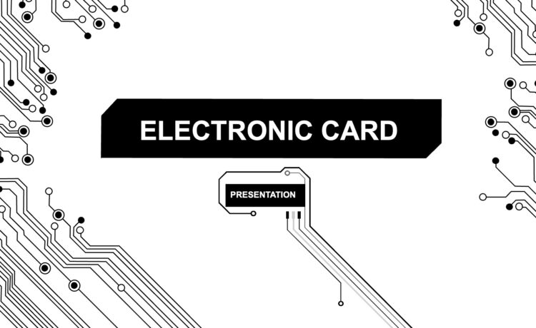 Electronic Card PPT Backgrounds