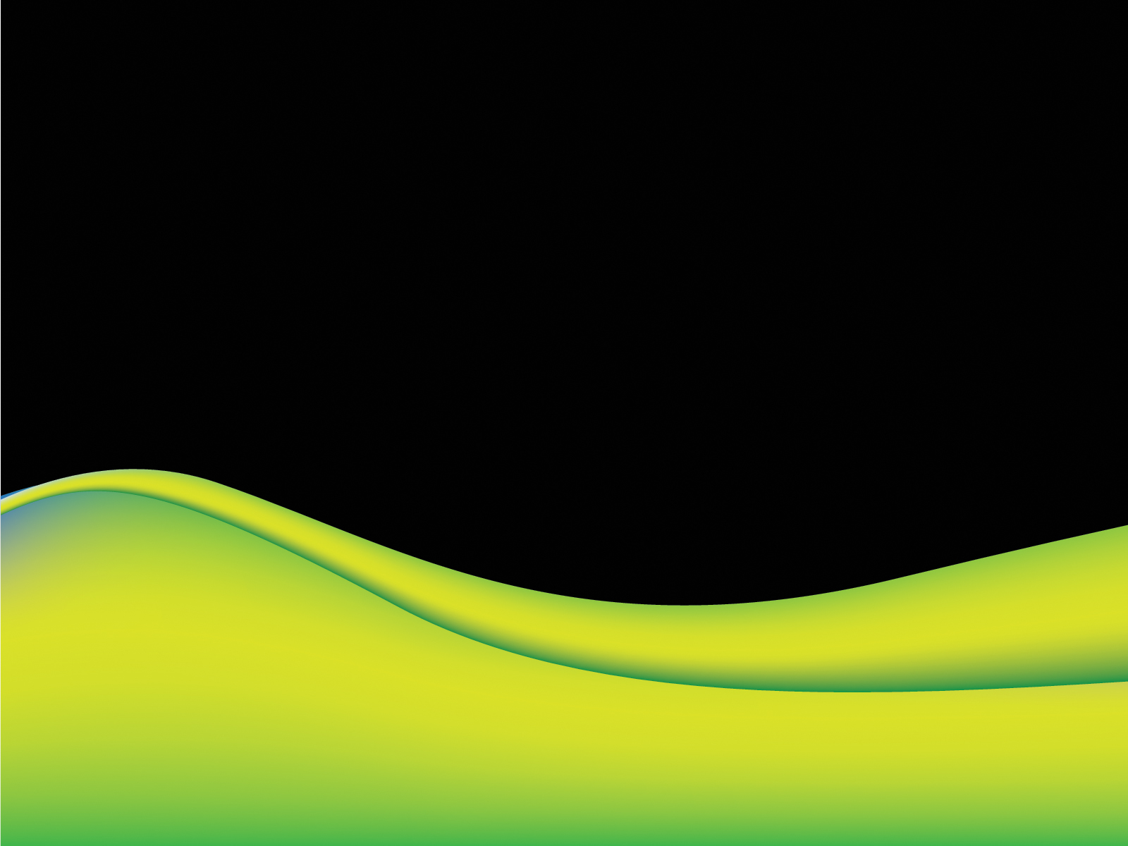 Green Curves Wave PPT Backgrounds