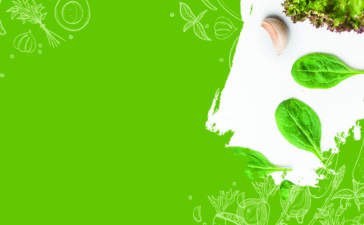 Green Foods PPT Backgrounds