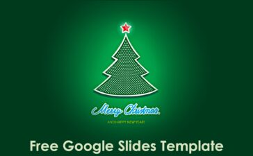 Merry Christmas Tree PPT Template