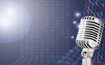 Modern Microphone PPT Backgrounds