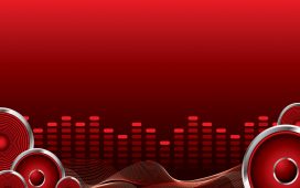 Red Music Player PPT Template