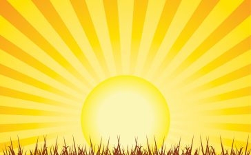 Sun and Farm PPT Backgrounds